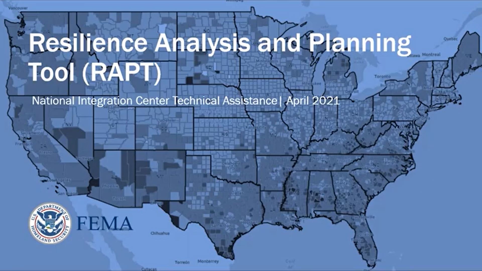 Resilience Analysis and Planning Tool