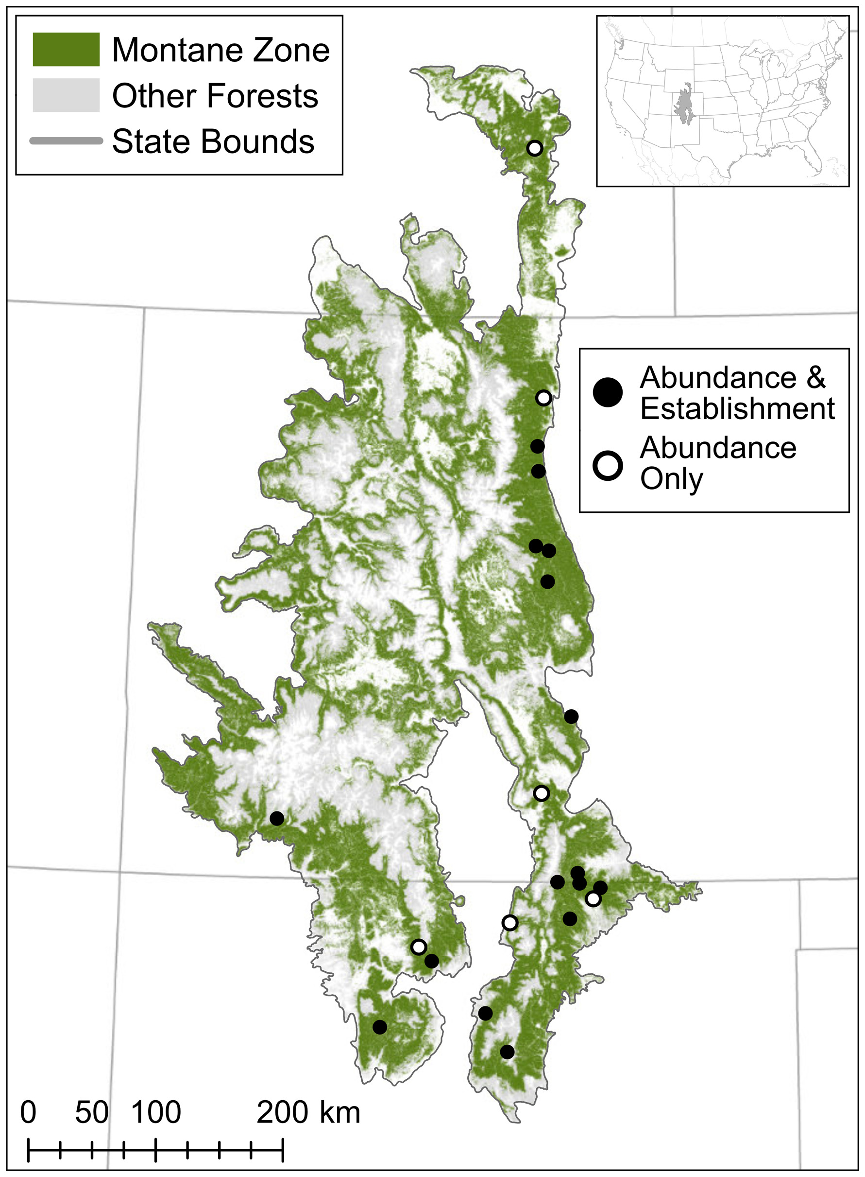 A changing climate is snuffing out post-fire recovery in montane forests