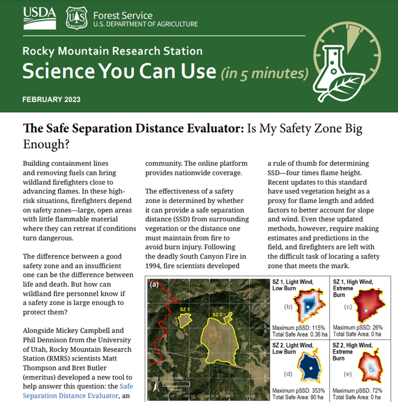 The Safe Separation Distance Evaluator: Is My Safety Zone Big Enough?